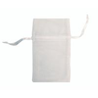 Organza drawstring pouch (white)-2 3/4